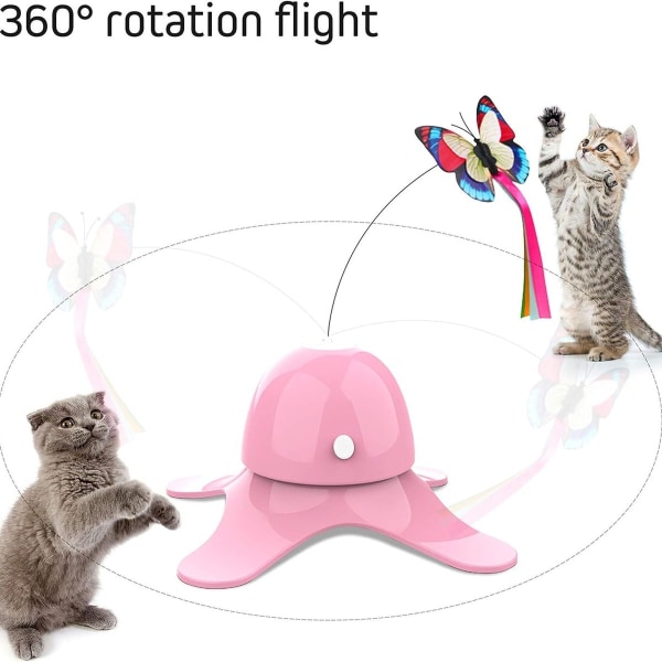 Cat toy, interactive cat toy for domestic cats, butterfly cat KLB