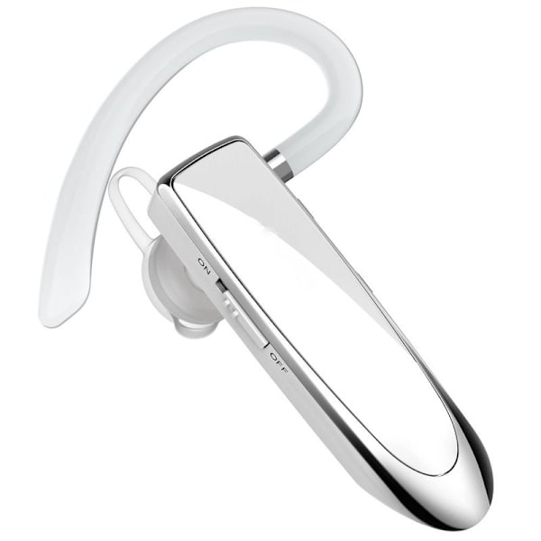 Bluetooth-øretelefoner V5.0 Trådløst håndfrit headset 24 timer Hvid