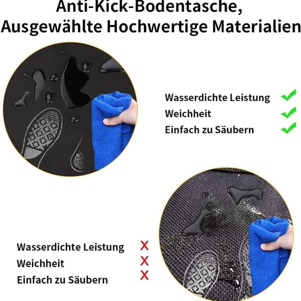 Bilbaksäte skydd, 2-pack bilbaksäte arrangör för barn, vattentät KLB