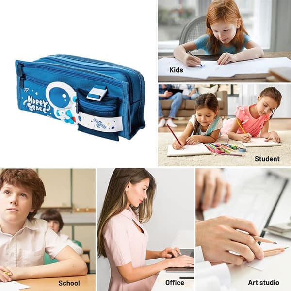 Pencil Case Stor Kapacitet Stor Opbevaringspose Form2 KLB