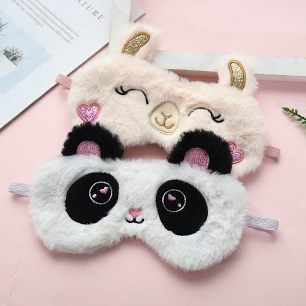 Panda + Spela Detta Toto, sovmask, djurmask för barn söt ögonmask sovande vuxen kvinna