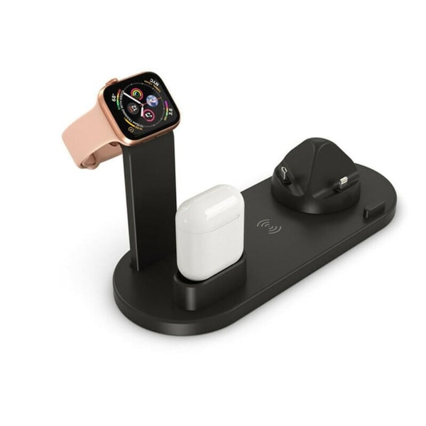 Wireless charger, 4 in 1 inductive charging station for Apple Watch, Airpods KLB