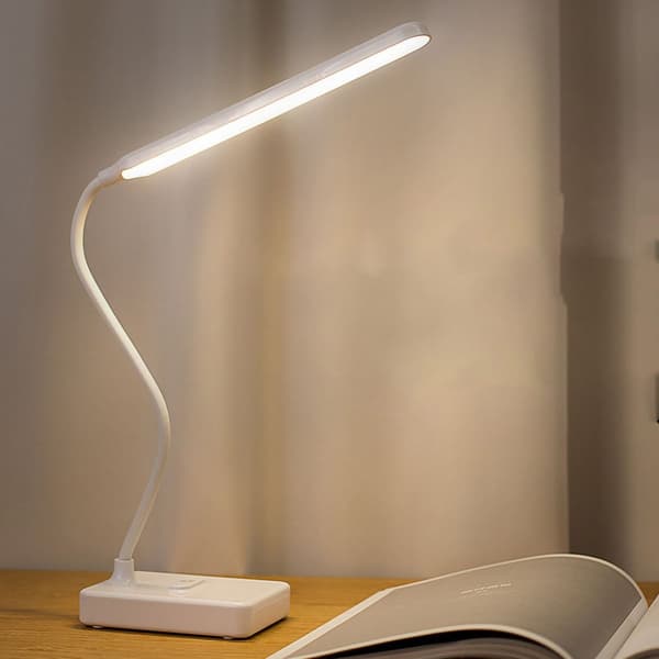 Multifunksjonell LED bordlampe, bærbar, for hjem og kontor KLB