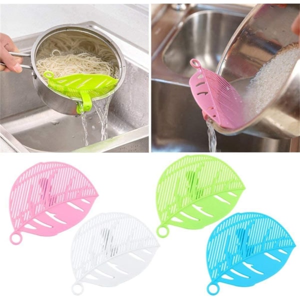 Leaf Shape Rice Sieve -Home Kitchen Accessories 13.5*10cm