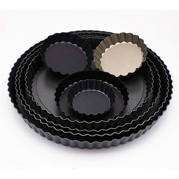 4-delt mini-panner mini kake, muffins bakekopper matlagingsformer for kaker,