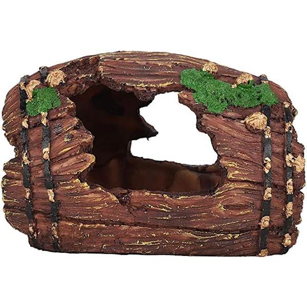 Reptilhabitat Dekoration Resin Firben Skorpion Schlange Simulation Versteck Höhle Reptil Box Landschaftsdekoration Höhle für Reptilien