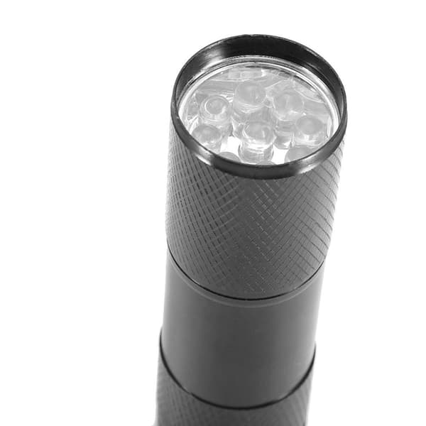 4.5V 9 LED UV-taskulamppu Mini Expert Jade Torch 365-400nm KLB