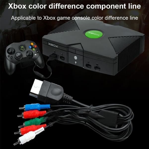 HD-komponent AV-kabel til Playstation 2, 1,8 m AV-komponentkabel til