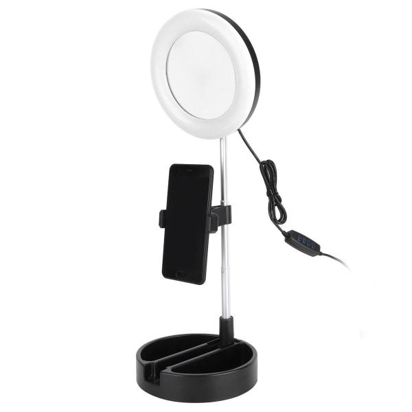 Vikbart USB LED-ringljus för Live Fill Light, 6,3 tums KLB