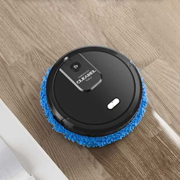 Intelligent robotstøvsuger, fejer og mopper, tør og våd, befugtning,