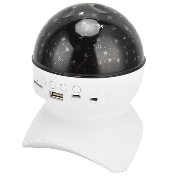 LED-projektorlampe, stjernehimmel, Bluetooth, hukommelseskort, USB-flash KLB