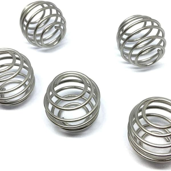 Pakke med 5 rustfrie stålshakers, rustfri stålblanderkule KLB