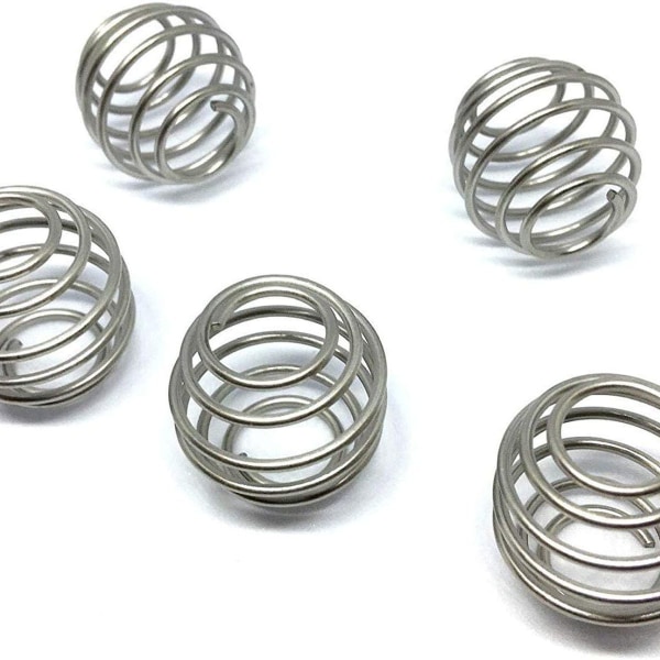 Pakke med 5 rustfrie stålshakers til protein, rustfrit stål blender-blanding kugle KLB