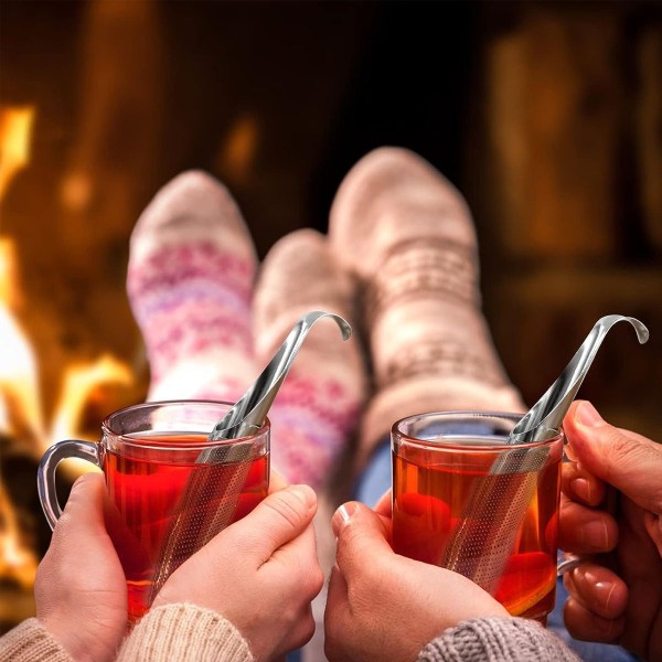 Ruostumattomasta teräksestä valmistettu teesiivilä, hienosilmäinen teesihti