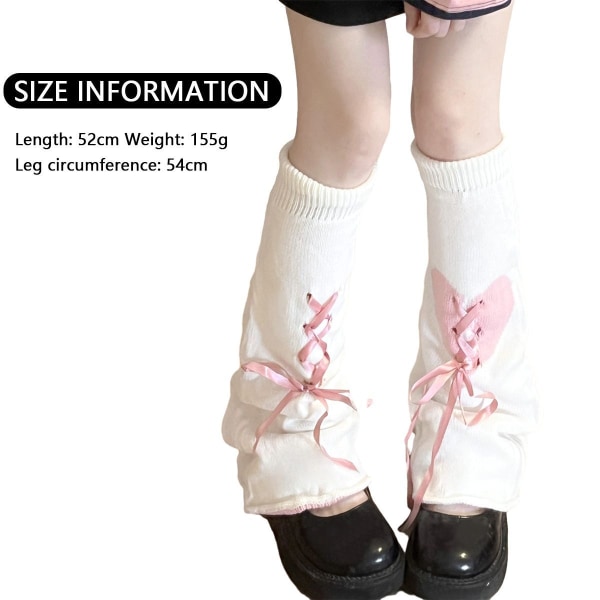 Millennium Legging Spice Girls Sock Covers Y2K Subculture Hvid Pink KLB