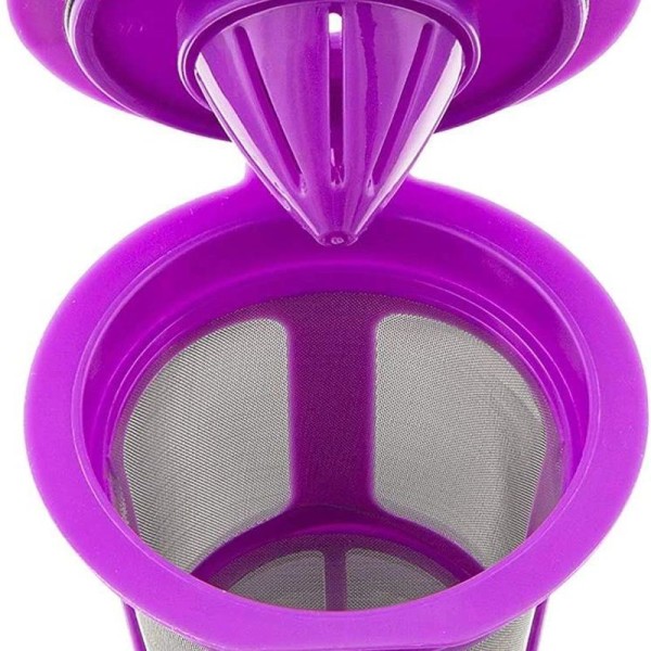 Gjenbrukbare kopper til Keurig K-Cup 2.0,1.0 kaffemaskin, lilla