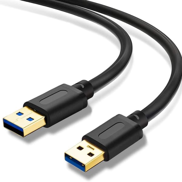 USB 3.0 A-A -kaapeli, 3 jalkaa, USB-USB-kaapeli, USB-uros 3 jalkaan