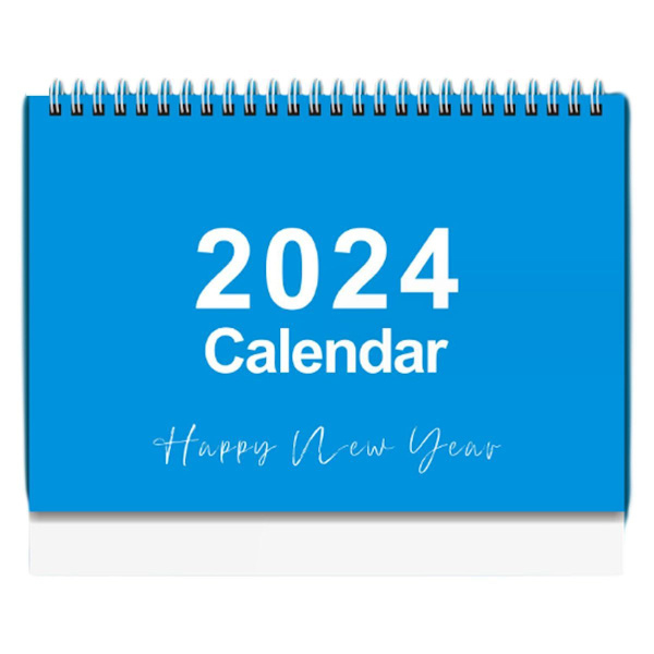 2024 Skrivebords Kalender - Stående Flip Skrivebords Kalender 2024, Januar 2024-December Style3 KLB