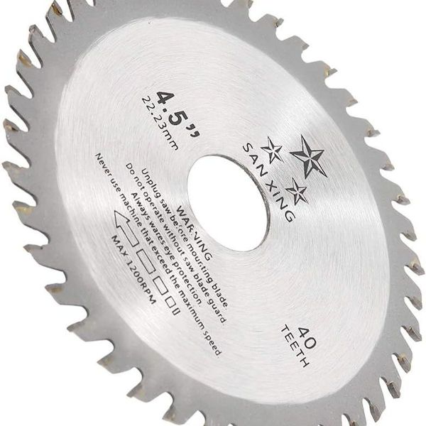 115mm cirkelsavklinge med 40 tænder, 115mm slibeskive til skæring af KLB