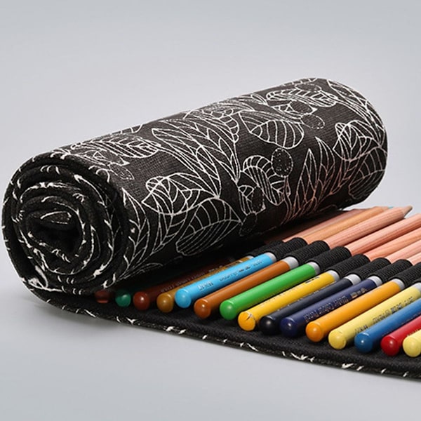 Farveblyanter wrap penne, rulleholder, farveblyanter, 36 rum KLB
