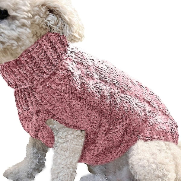 Koiran villapaita Liivi lämmin takki Talvi pehmeä neulevillainen lemmikkivillapaita