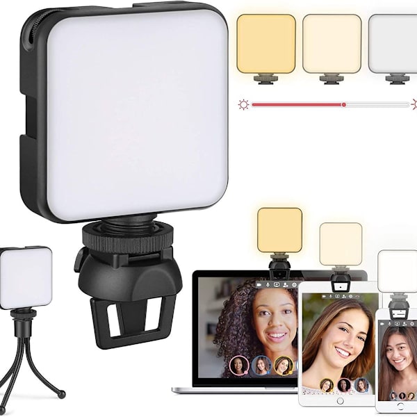Videokonference belysnings sæt, til møder, makeup, fotografering