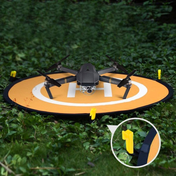 Drone Landing Pad, Universal Vanntett D 75cm/30'' Bærbar Foldbar KLB