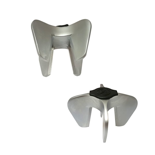 Piht - samppanjanpullonavaaja teräsjalusta 7 x 7 x 6 cm 2 kpl -