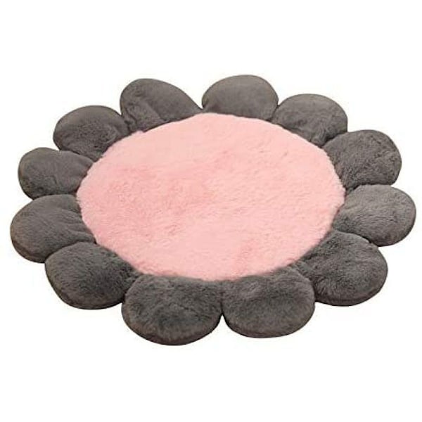 Blomsterformet kæledyrs seng rede hund hule hund sofa måtte pink KLB
