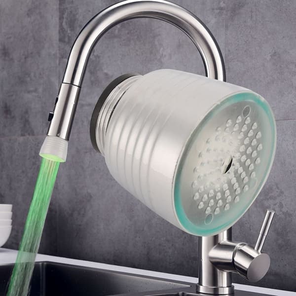 Temperatursensor kontrolhane RGB 3 farver skift LED KLB