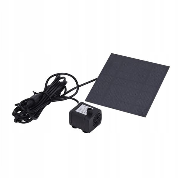 Solcelledrevet pumpefontænepumpe 1X solpanel