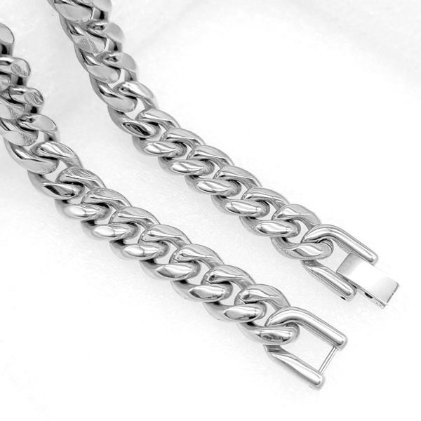 Rostfritt stål armband 6 mm bredd 23 cm längd armband