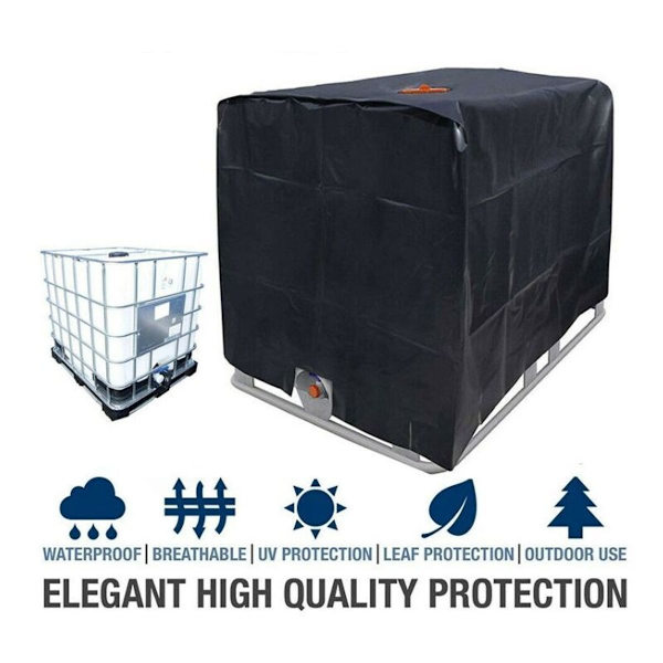 Vattentanksskydd, Skydd för 1000L IBC-tank, Anti-damm Anti-UV Anti-regn (11