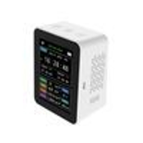 Tuya WiFi 6 i 1 CO2-mätare Koldioxiddetektor PM2.5 TVOC HCHO KLB