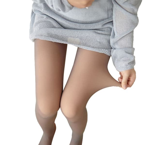 Dam vinter högt midja varm sammet stretchiga strumpbyxor stil 2 KLB