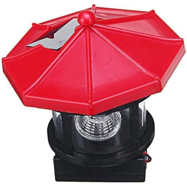2 st LED Solcellsdrivna Fyrar Sollampor Eldtorn Guide Utomhus