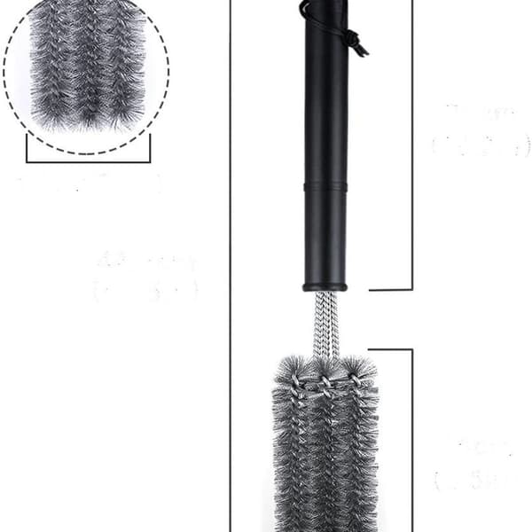 Grillbørste, rustfrit stålbørste, rengøringsbørste, rengøring,