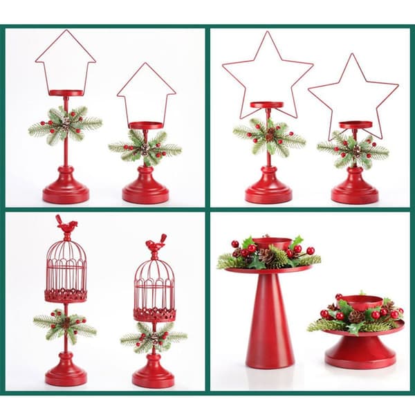 Lysestake for julepynt krans KLB