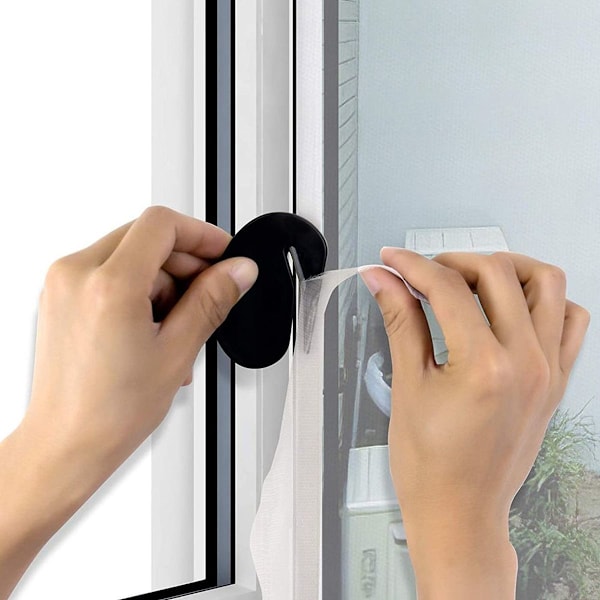 Läpinäkyvä hyönteisverkko, DIY-koko