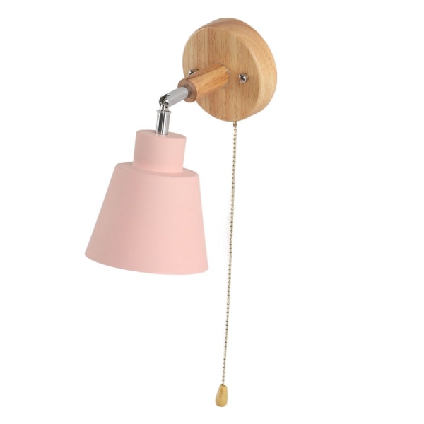 Macaron yöpöydän seinävalaisin tilaa säästävä vaaleanpunainen lampunvarjostin KLB