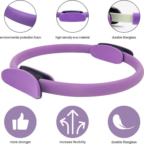 Pilates Ring I Dobbelt Greb Diameter 38 cm I Yoga Workout Ring I Magic Circle KLB