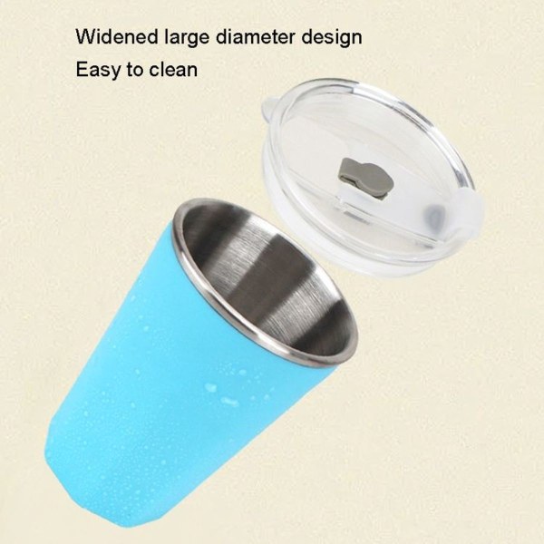 Isolert kjølekopp, Shake Cooling Cup - 330 ml (svart)