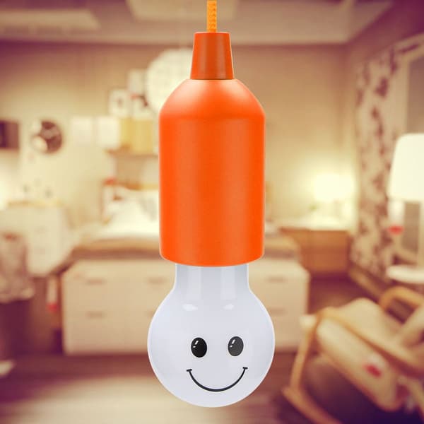 0,2W LED Trækledning Pære Bærbar Have Camping Lampe KLB
