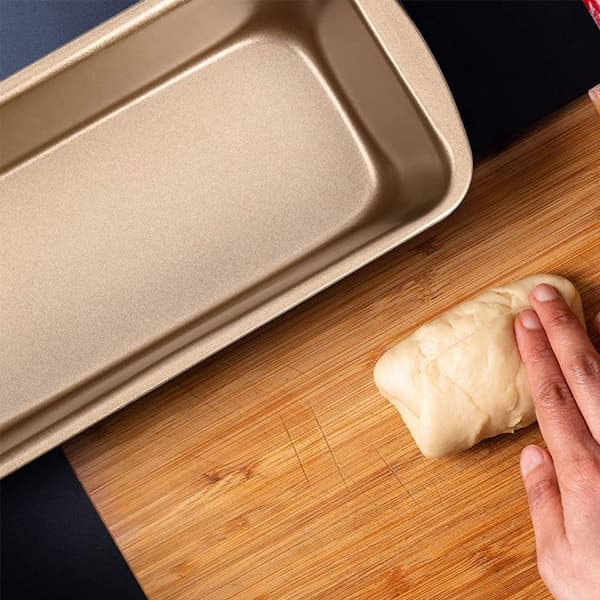 Brødform ideell for baking av brød til hjemmekjøkkenet og gull KLB