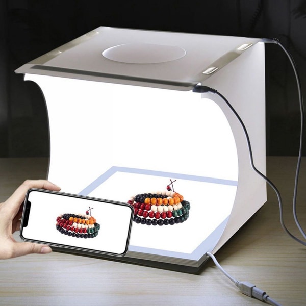 Valokuvastudion valolaatikko, mini-LED-valokuvaus varjottoman valon valaisinpaneelityyny