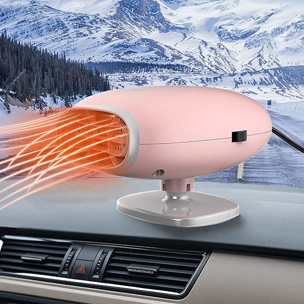12V bærbar bilvarmer, 150W bilvarmer defroster, 2 i 1 KLB