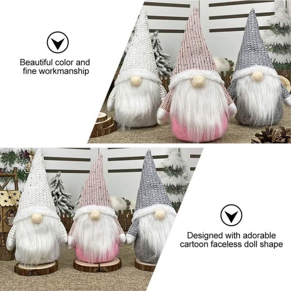 Julepynt Tomte Nisse laget av skandinavisk stoff KLB