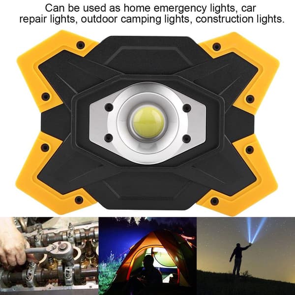 Bærbar USB LED COB Vanntett Utendørs Spotlights KLB