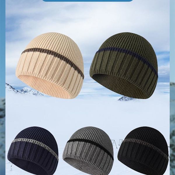 Herre Vinter Udendørs Varme Fortykket Bowler Hat 1stk