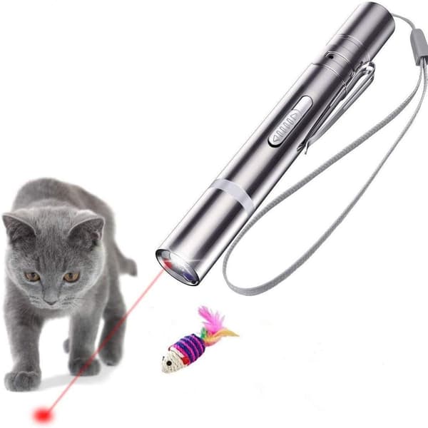 LED-pointer, LED-pointer USB genopladeligt interaktivt kæledyrlegetøj KLB